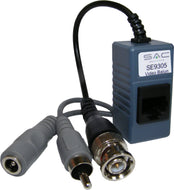 Pair of Video/Audio/Power Cat5E baluns