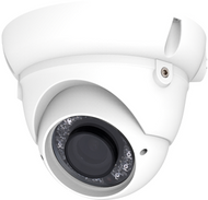 Revez 1000TVL Dome Camera, 2.8-12mm Lens, White