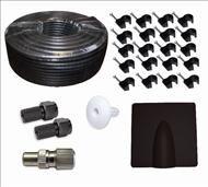 25m BLACK RG6 Aerial & Sat Cable Kit