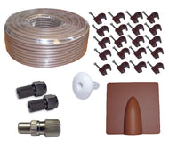 25m BROWN RG6 Aerial & Sat Cable Kit