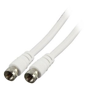 F-Type to F-Type Fly Lead 10m (White)