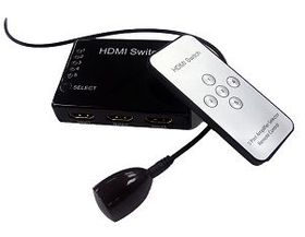 HDMI Switch 5 in 1 Out with Remote