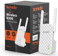 Tenda A9 N300 Universal Range Extender, Broadband/Wi-Fi Extender