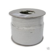 White RG6 Satellite Cable (100m)