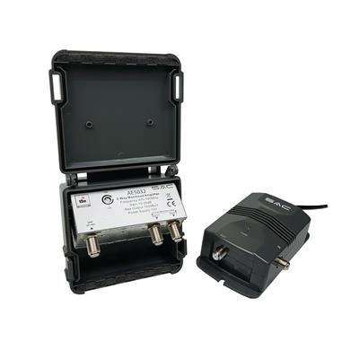 SAC 2 Way LTE Masthead Amp 10-25dB Variable Gain Kit