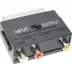 Scart to RCA Adapter (Switchable)
