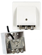 Slim n Fast Outlet Plate TV / RADIO
