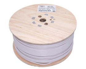 Cables Britain CAI Approved White Micro Shotgun Cable (250m)